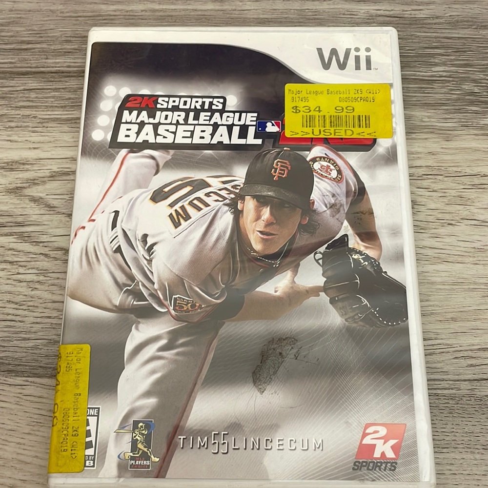 2K Sports Major League Baseball Nintendo WII Game
